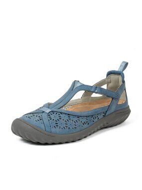 Womens Daffodil Mary Jane Flats Memory Foam Hook & Loop Comfort Shoes